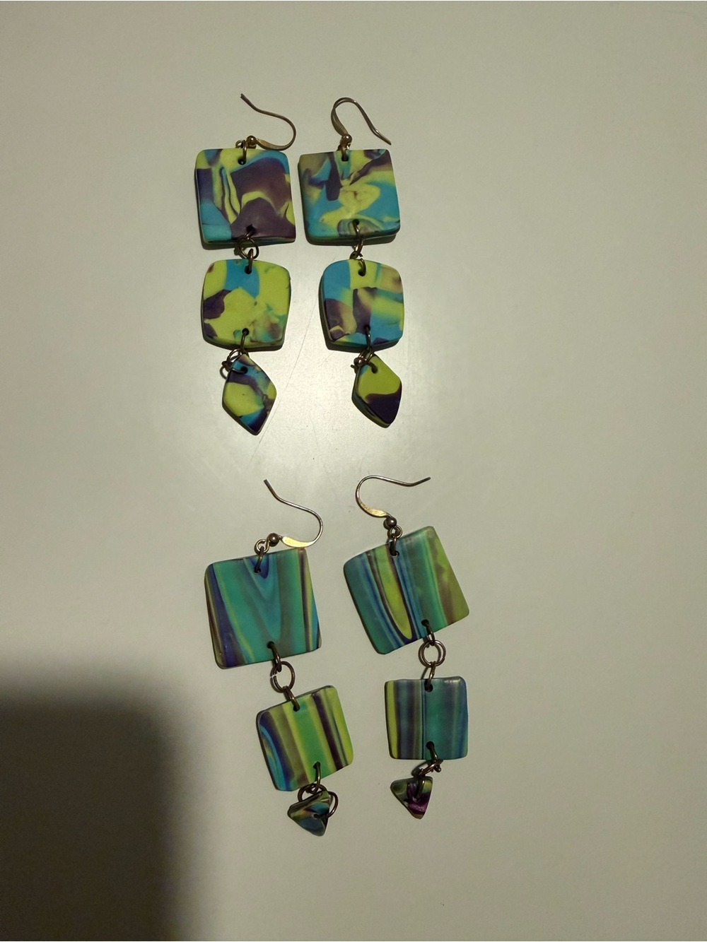 Colorful Multicolor Drop Earrings - Lightweight Women’s Jewelry